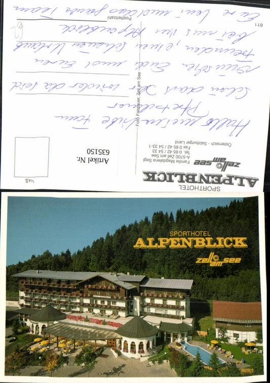 635150,Zell a. See Sporthotel Alpenblick