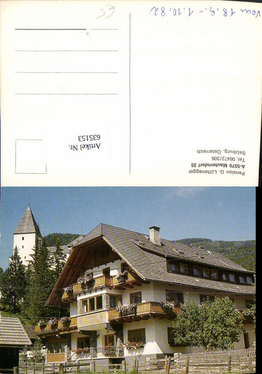 635153,Mauterndorf Pension Lüftenegger