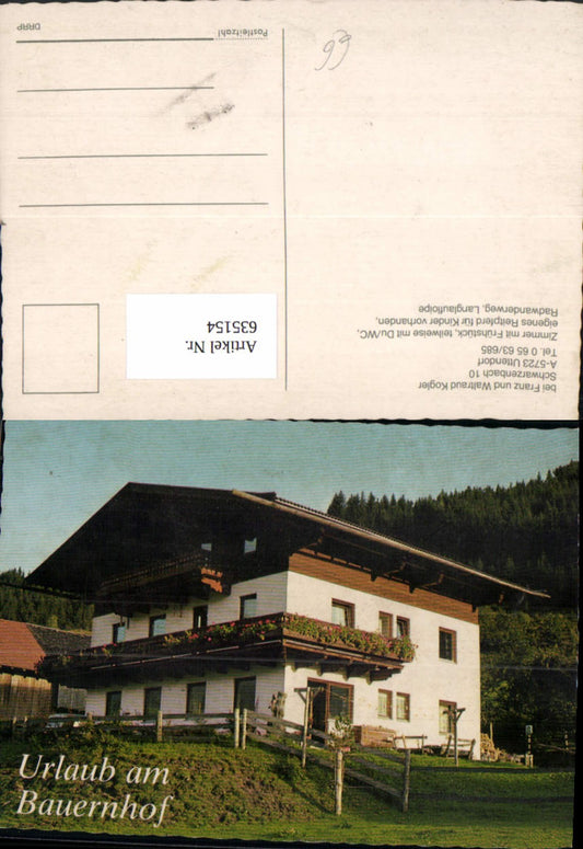 635154,Uttendorf Pension Kogler Urlaub a. Bauernhof
