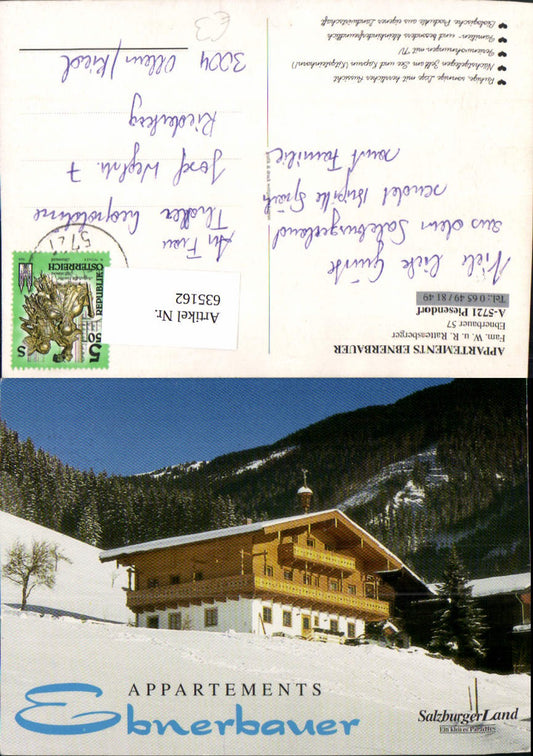 635162,Piesendorf Appartments Ebnerbauer Winteransicht