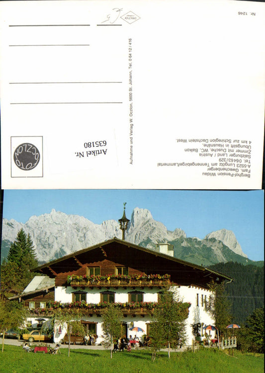 635180,Annaberg-Lungötz Lungötz a. Tennengebirge Lammertal Berghof Pension Wildau