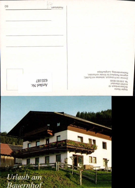 635187,Uttendorf Kogler Urlaub a. Bauernhof