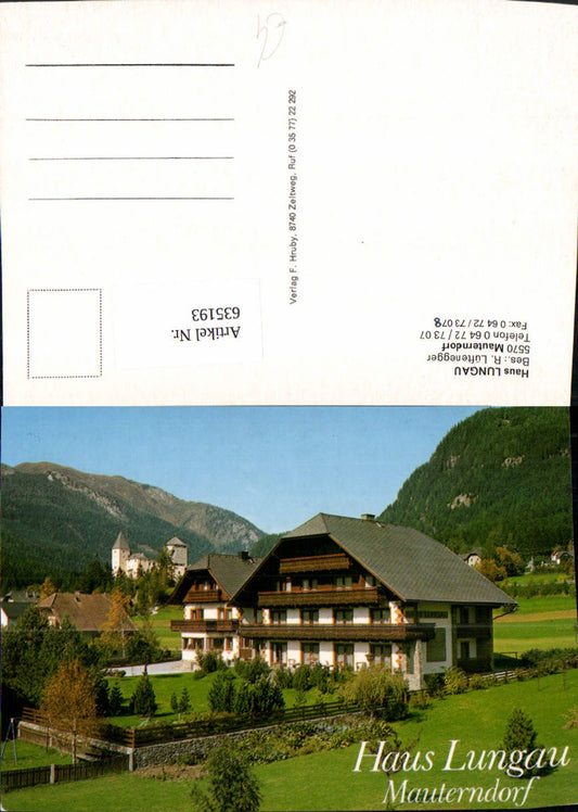 635193,Mauterndorf Haus Lungau