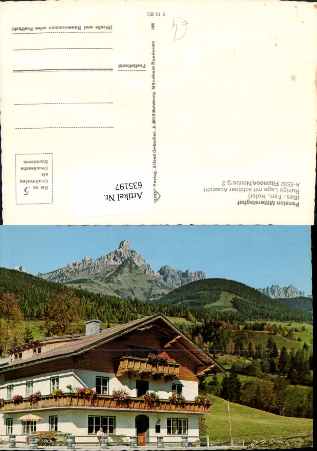 635197,Filzmoos Pension Mittersteghof