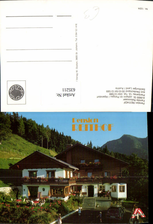 635211,St Johann i. Pongau Pension Reithof