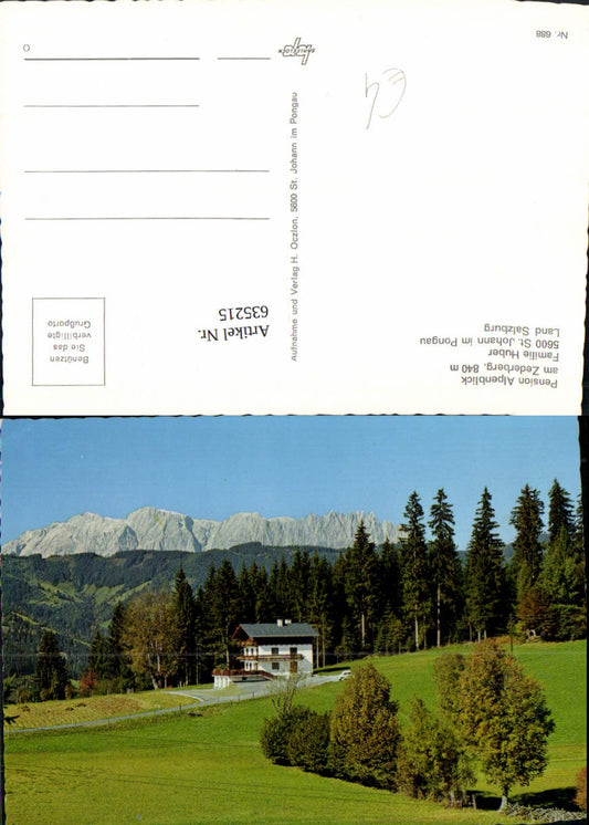 635215,St Johann i. Pongau Pension Alpenblick