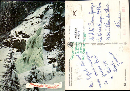 635249,Krimml Krimmler Wasserfall Winterzauber