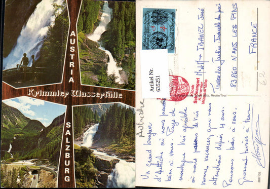 635251,Mehrbild Ak Krimml Krimmler Wasserfälle Wasserfall