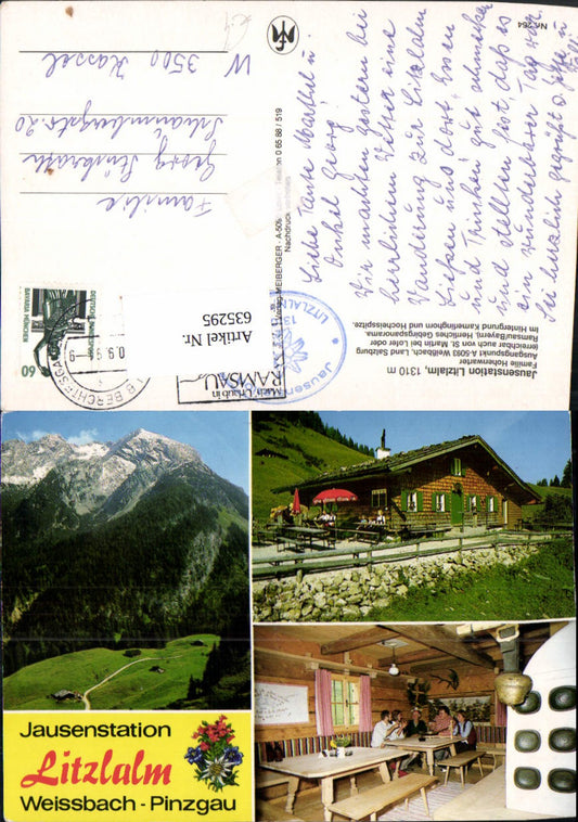 635295,Mehrbild Ak Weißbach bei Lofer Jausenstation Litzlalm