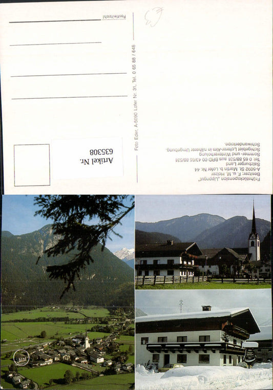 635308,Mehrbild Ak St Martin b. Lofer Frühstückspension Lippngut