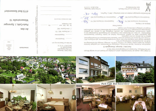 635404,Klapp-AK Bad Sassendorf Park Cafe LK Soest