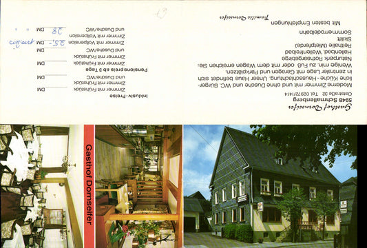 635406,Klapp-AK Schmallenberg Gasthof Dornseifer