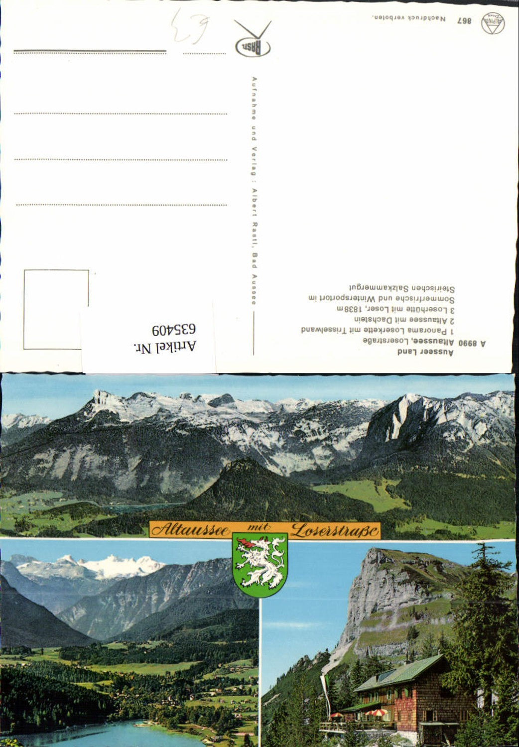 Alte Ansichtskarte – Old Postcard