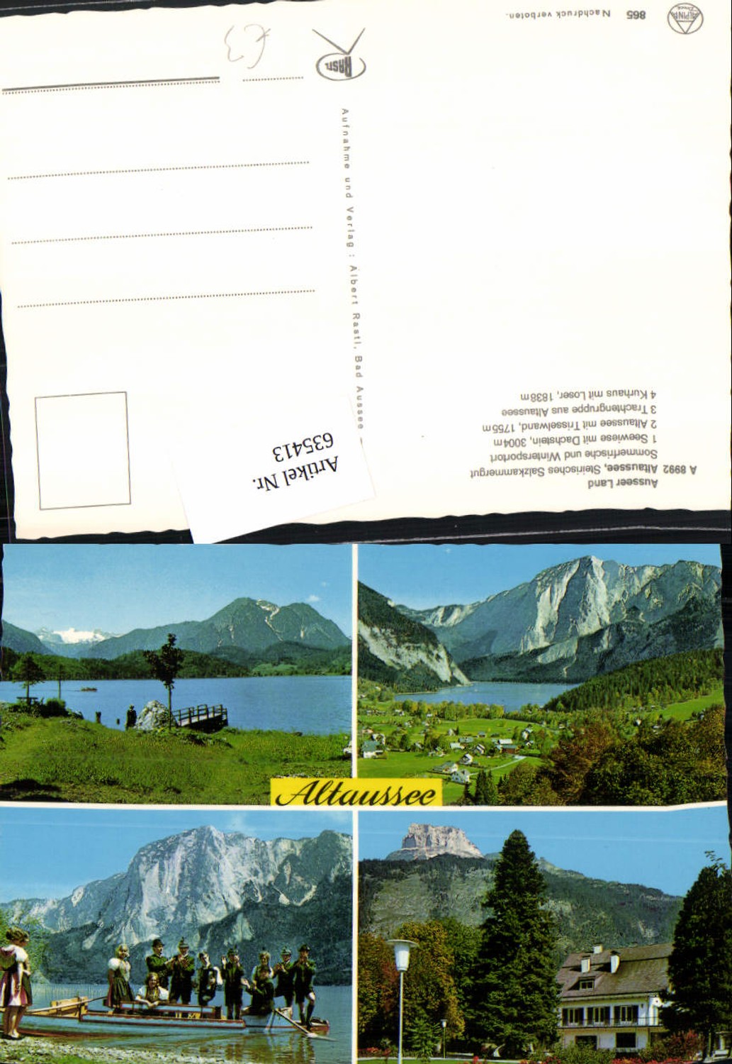 Alte Ansichtskarte – Old Postcard