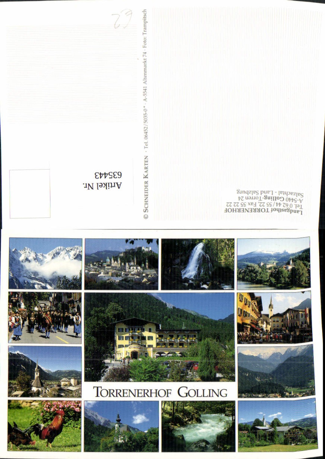 635443,Mehrbild Ak Golling a. d. Salzach Landgasthof Torrenerhof