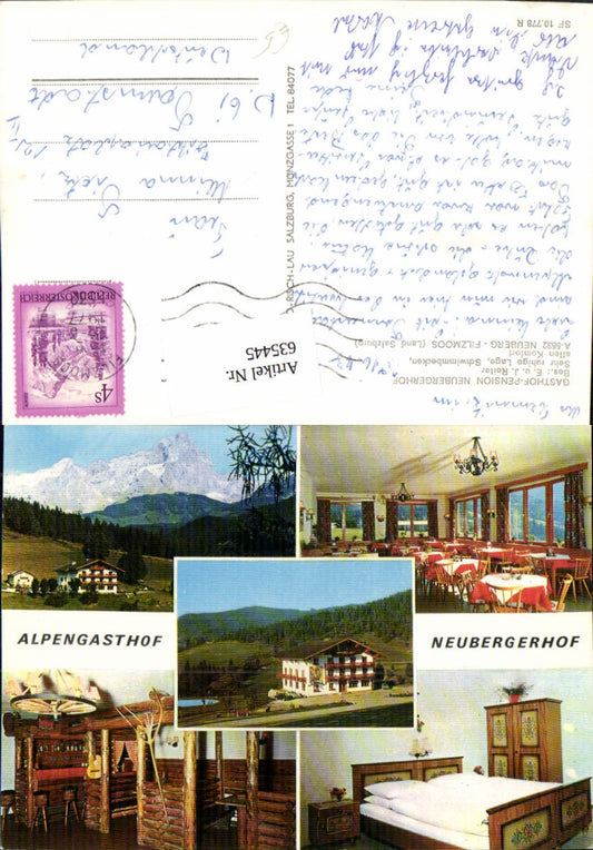 635445,Mehrbild Ak Neuberg Filzmoos Gasthof Pension Neubergerhof