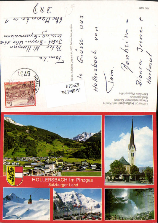 635513,Mehrbild Ak Hollersbach i. Pinzgau Gletscherbahn Kaprun Großglockner