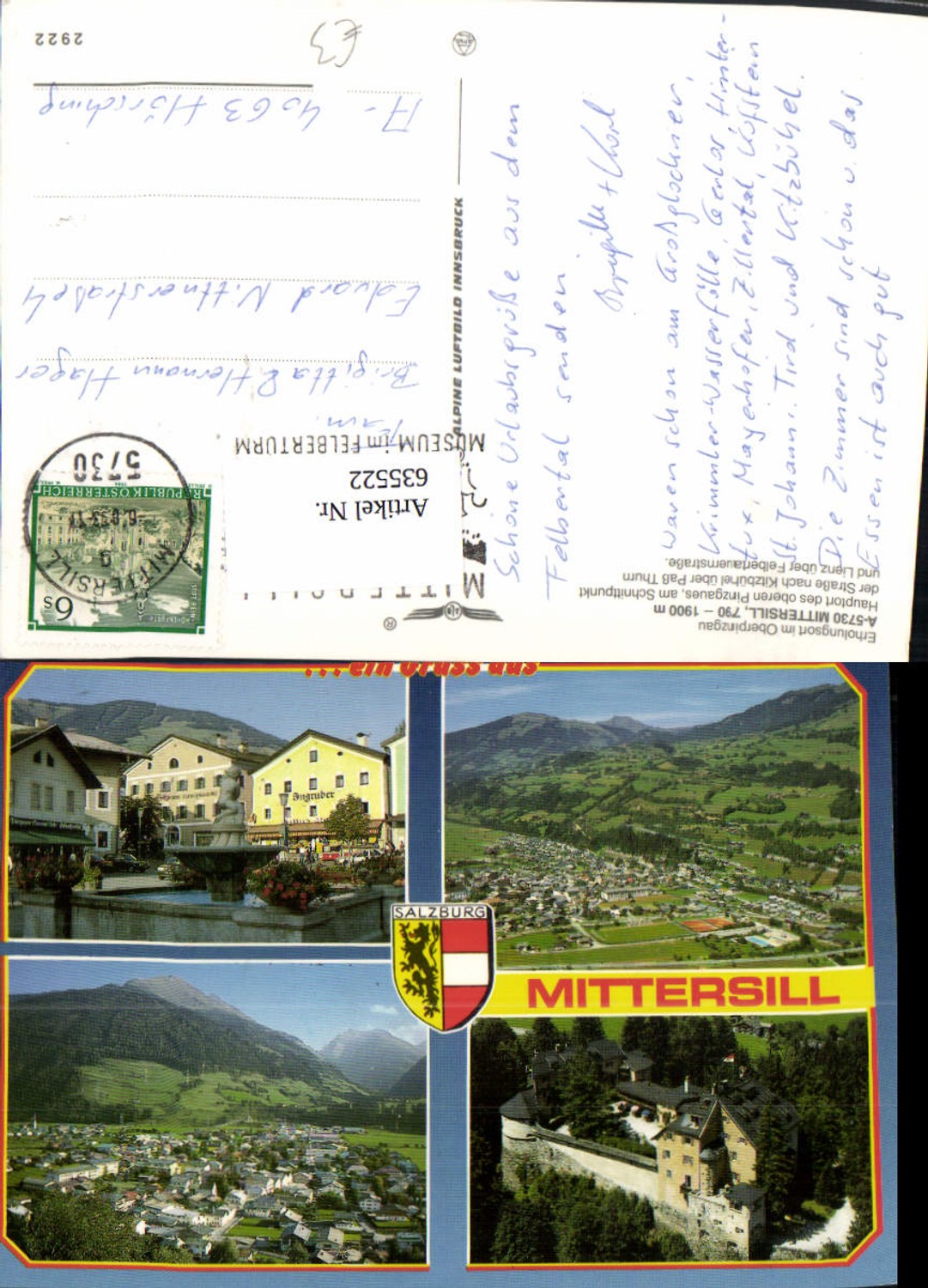 635522,Mehrbild Ak Mittersill Ansichten m. Paß Thurn Felbertauernstraße