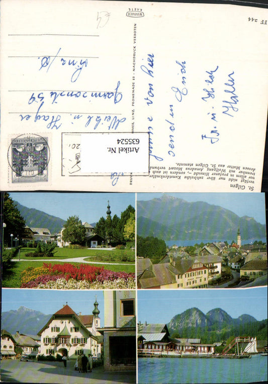 635524,Mehrbild Ak Sankt Gilgen Wolfgangsee