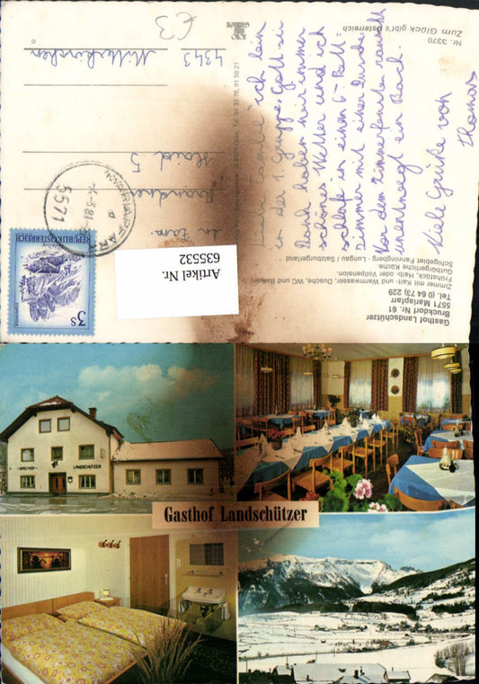 635532,Mehrbild Ak Mariapfarr Gasthof Landschützer
