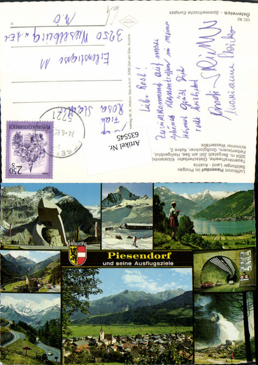 635545,Mehrbild Ak Piesendorf Pinzgau Tauernkraftwerke Gletscherbahn