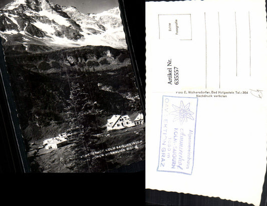 635557,Foto Ak Rauris Ammererhof Kolm-Saigurn m. Hohen Sonnblick