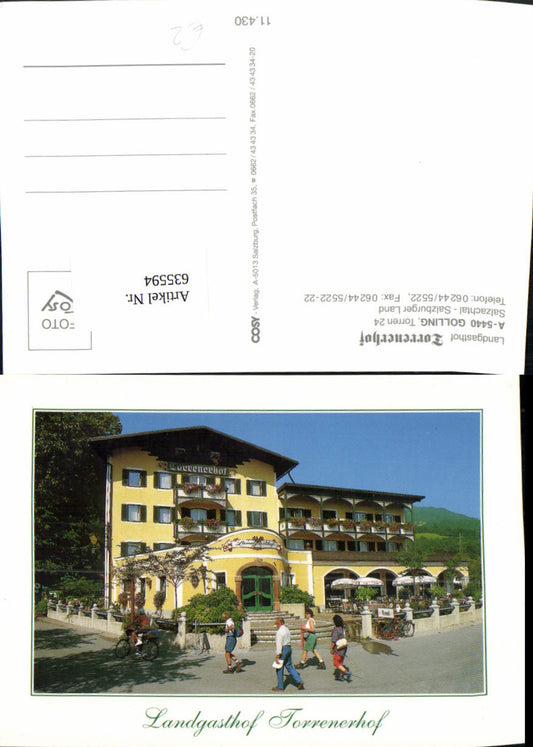 635594,Golling a. d. Salzach Landgasthof Torrenerhof