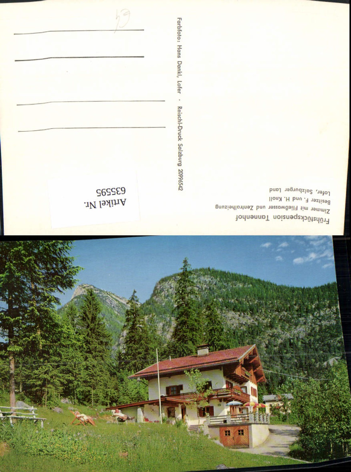 635595,Lofer Frühstückspension Tannenhof