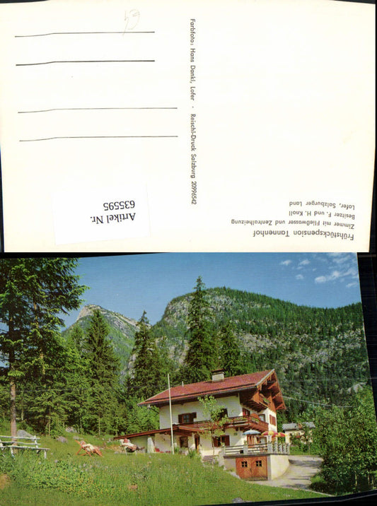 635595,Lofer Frühstückspension Tannenhof