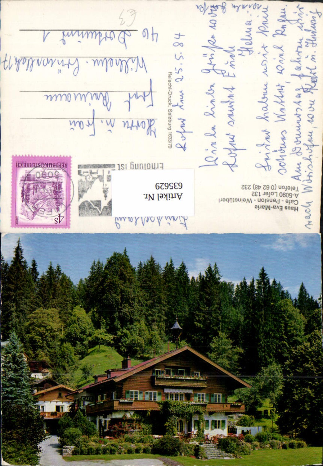 635629,Lofer Haus Eva-Marie Pension Cafe Weinstüberl