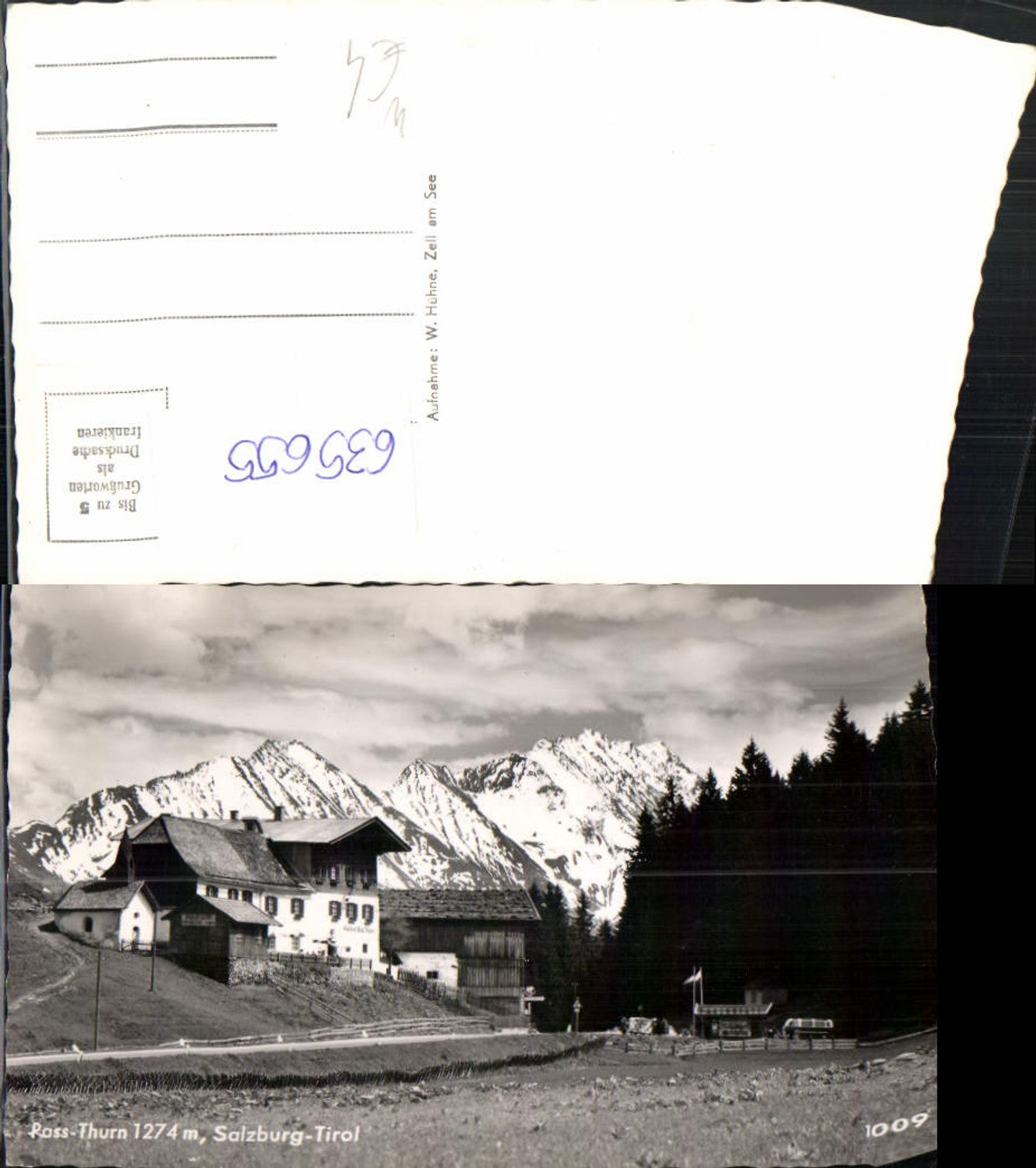 635655,Foto Ak Paß Thurn b. Mittersill