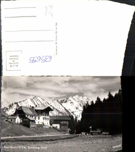 635655,Foto Ak Paß Thurn b. Mittersill
