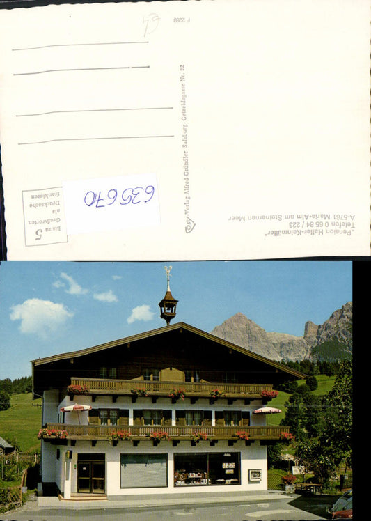 635670,Maria Alm a. Steinernen Meer Pension Haller-Kainmüller