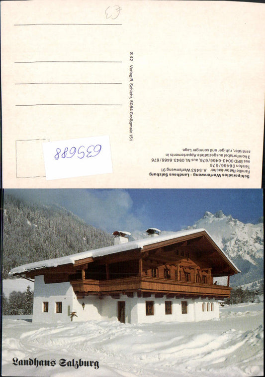 635688,Werfenweng Landhaus Salzburg Winteransicht