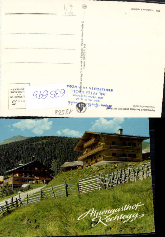635695,Neukirchen am Großvenediger Alpengasthof Rechtegg geg. d. Gernkogel