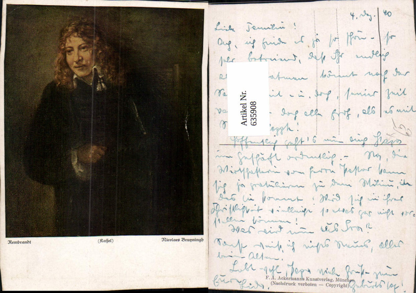 635908,Künstler Ak Rembrandt Nicolaes Brunningh