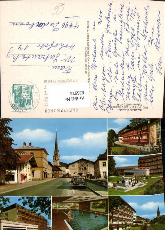 635974,Mehrbild Ak Prien a. Chiemsee Kurklinik Kronprinz