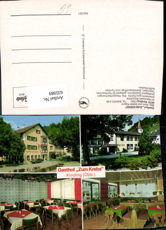 635989,Mehrbild Ak Kinding Gasthof Zum Krebs