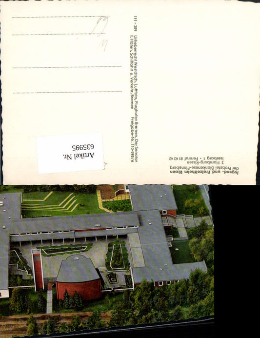 635995,Luftbild Hamburg Rissen Probstei Blankensee-Pinneberg Jugend- u. Freizeitheim Rissen