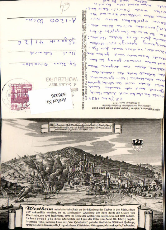 636026, Wertheim am Main and Tauber: Destruction of provision ships