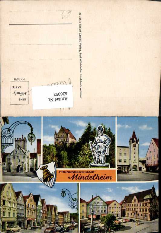636052,Mehrbild Ak Mindelheim Frundsbergstadt
