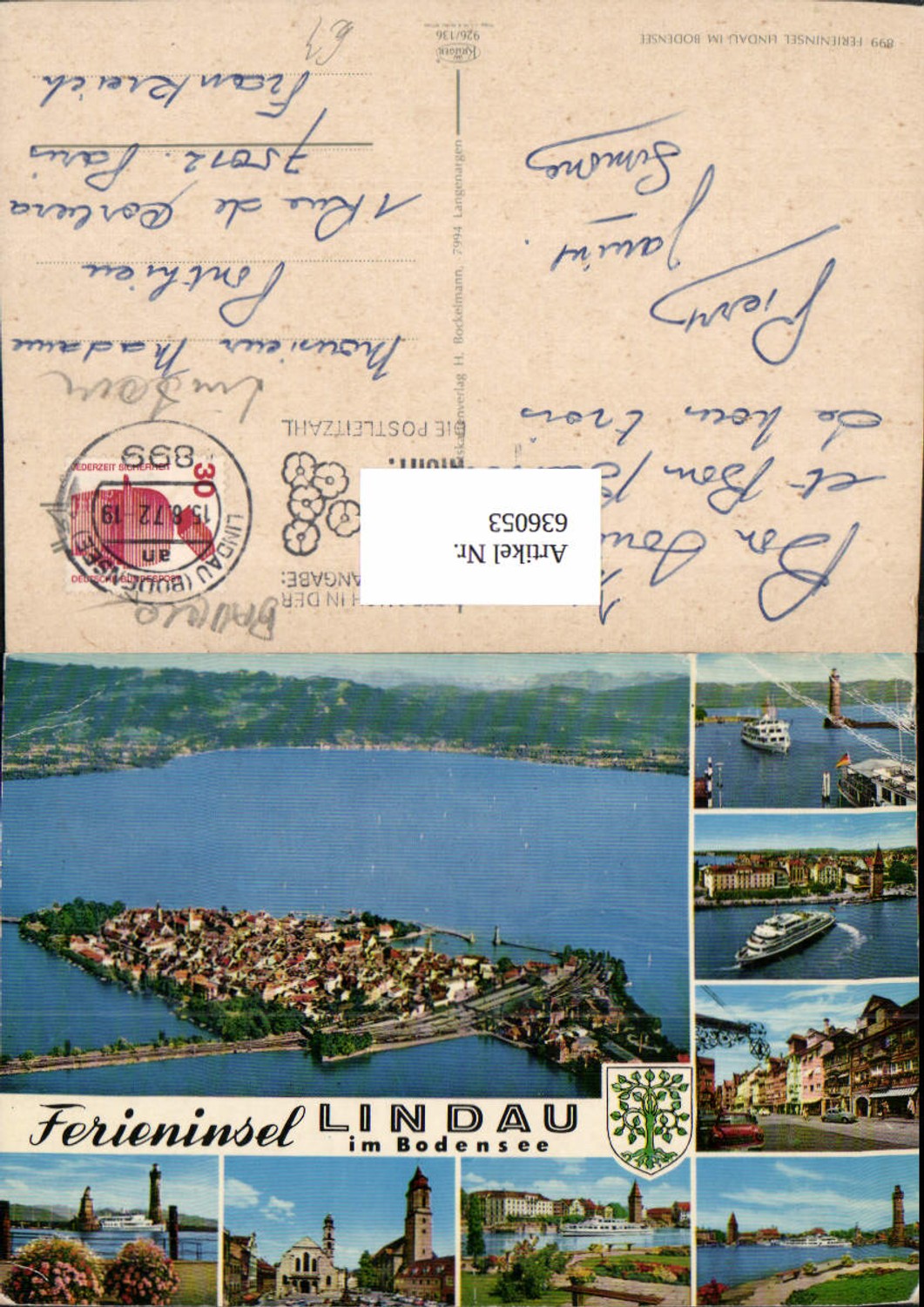 636053,Mehrbild Ak Lindau i. Bodensee Schiffe Dampfer Leuchtturm