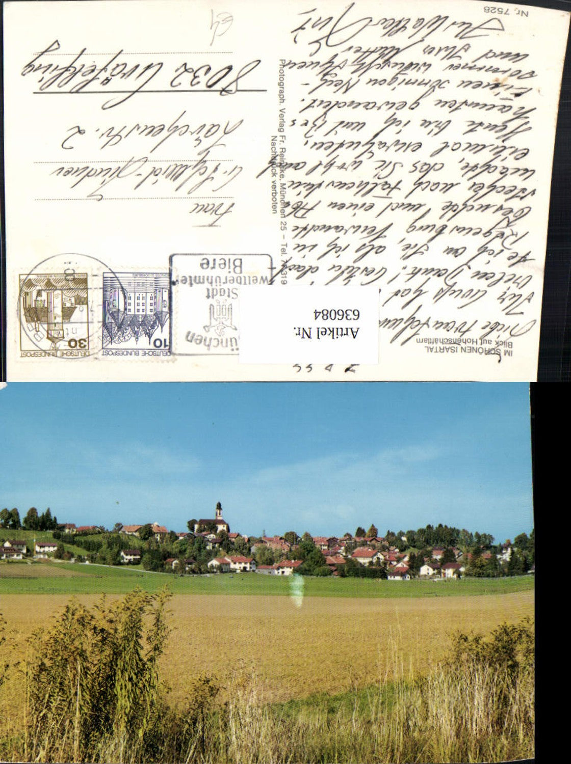 636084,Isartal Blick auf Hohenschäftlarn