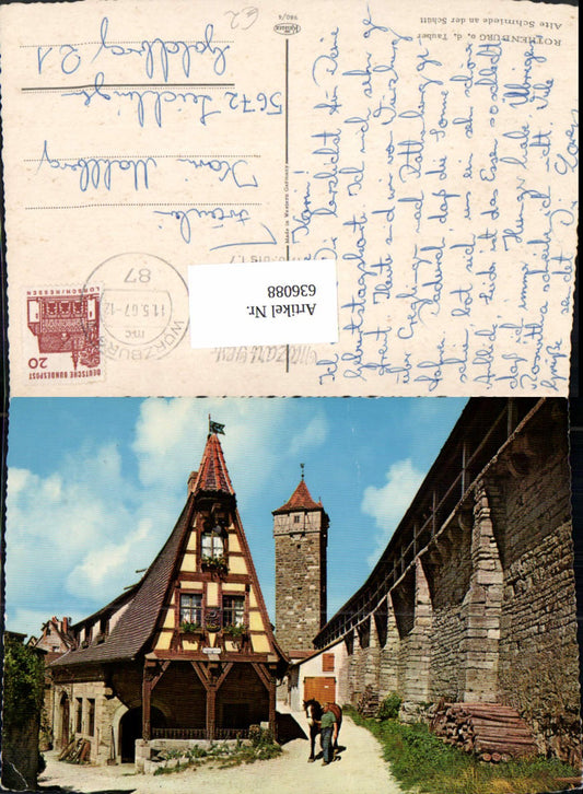 636088,Rothenburg ob der Tauber Alte Schmiede a. d. Schütt