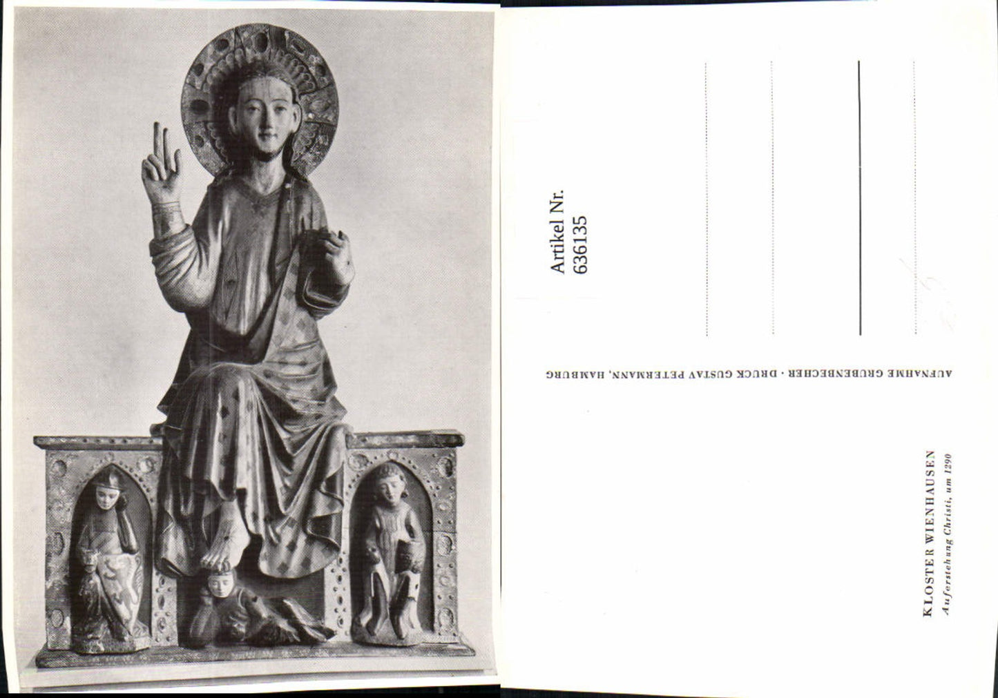 636135,Wienhausen Kloster Wienhausen Auferstehung Christi Statue