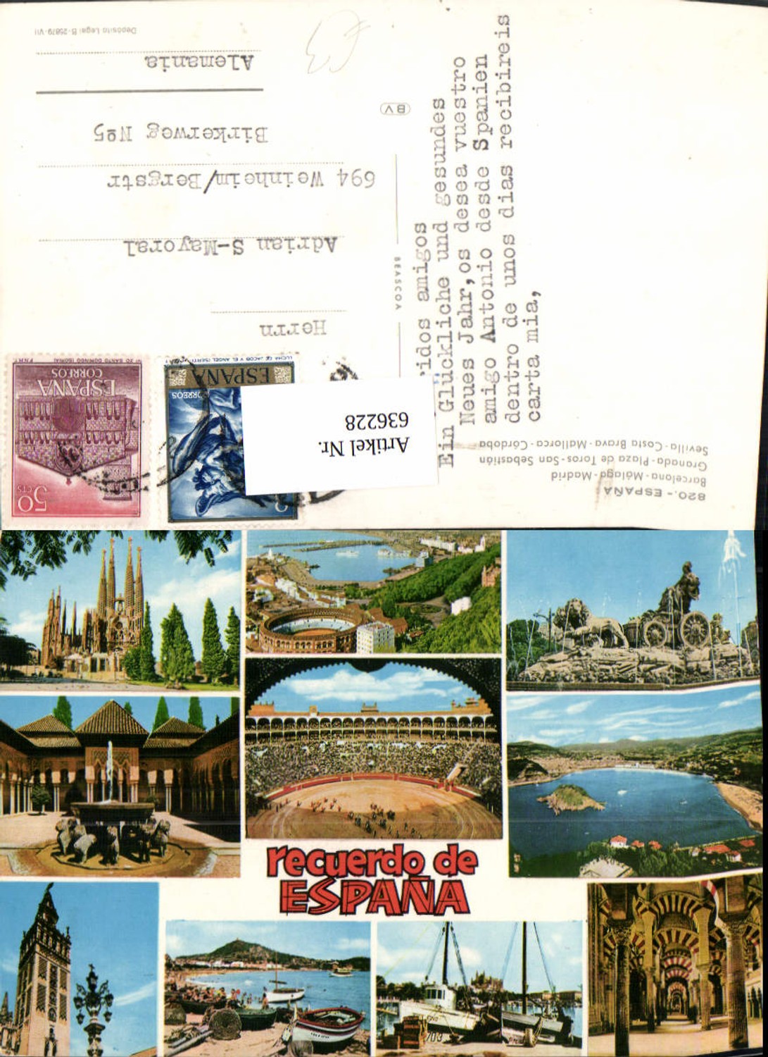 Alte Ansichtskarte – Old Postcard