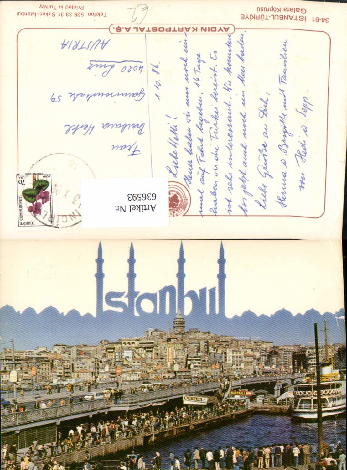 Alte Ansichtskarte – Old Postcard