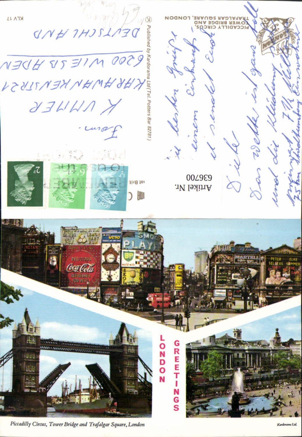 Alte Ansichtskarte – Old Postcard