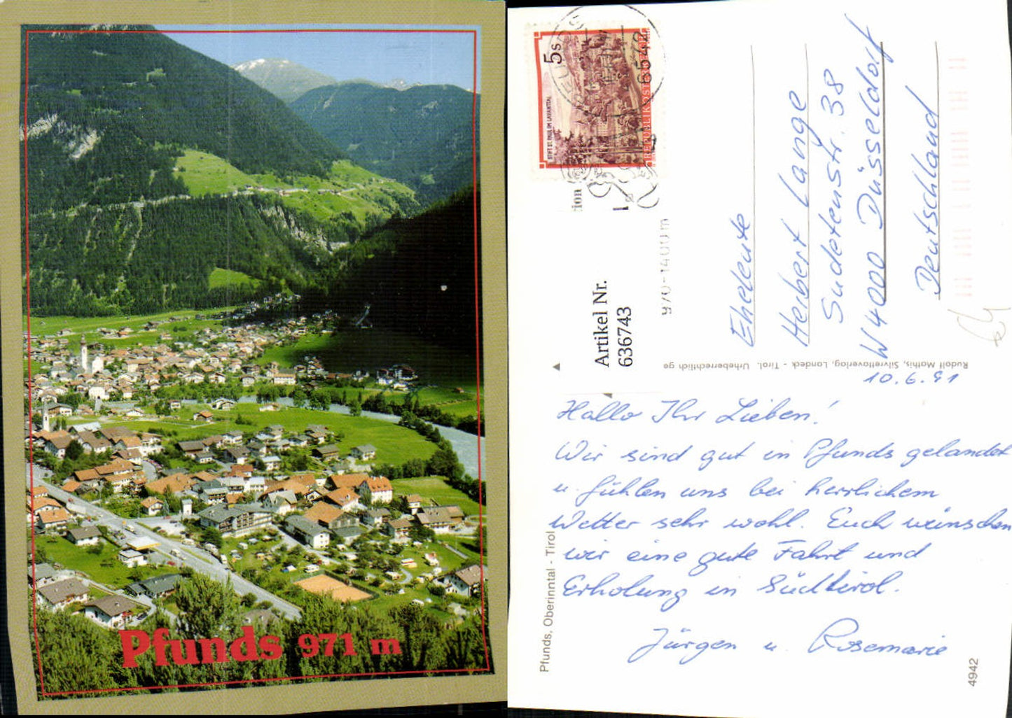 Alte Ansichtskarte – Old Postcard