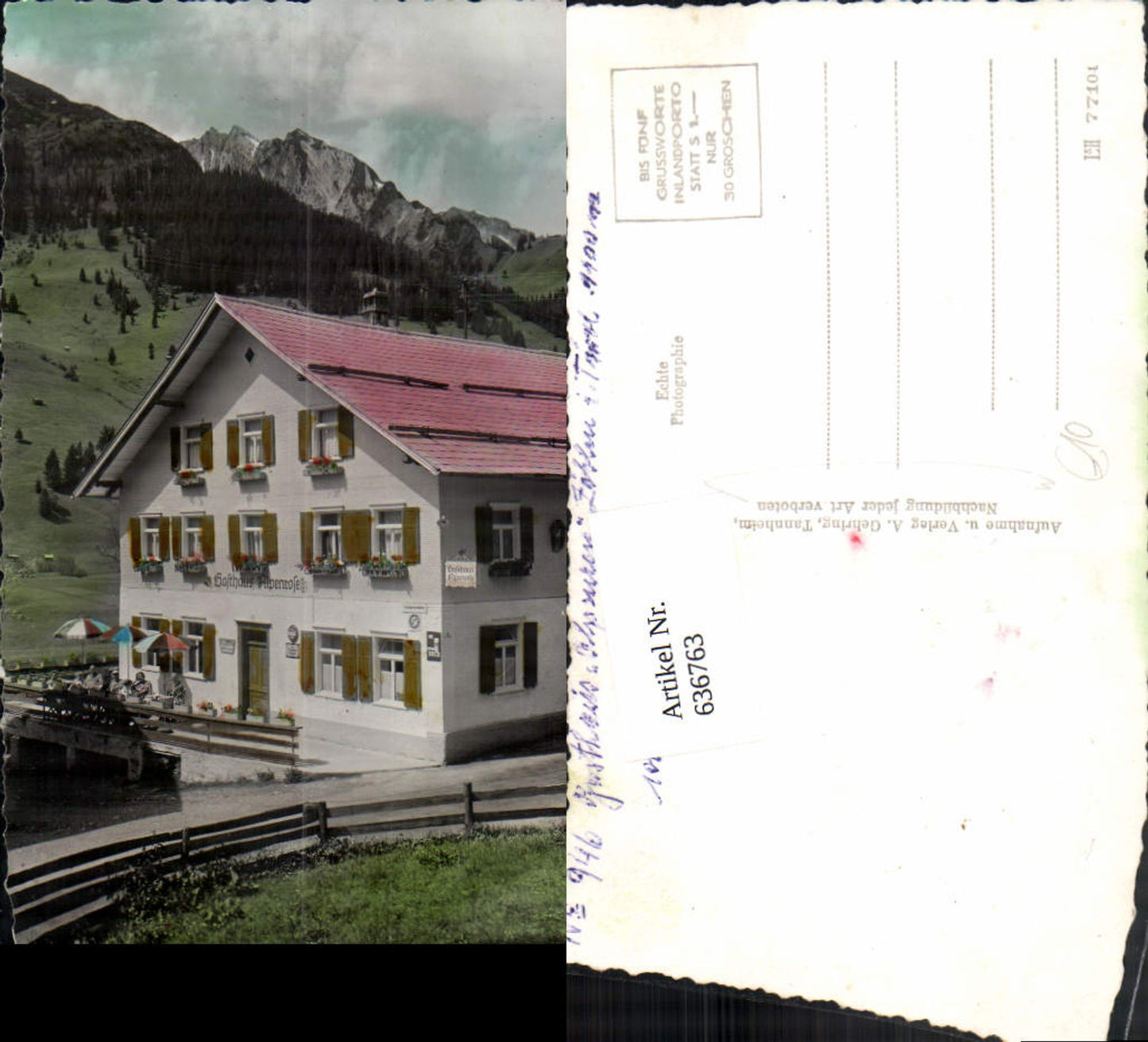 Alte Ansichtskarte – Old Postcard